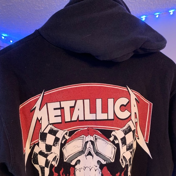 black original matellica motorbreath hoodie W S - Picture 9 of 10